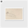 アートポストカード-Sleeping Woman - グスタフ クリムト Postcard.
