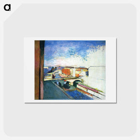 アートポストカード-Pont Saint Michel in Paris - アンリ マティス Postcard.