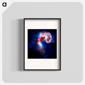 アートポスター-The Antennae Galaxies
 - ハッブル画像 Poster.