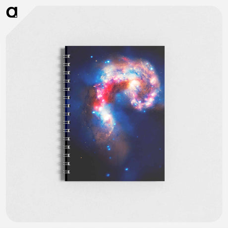 アートメモ帳-The Antennae Galaxies
 - ハッブル画像 Memo.