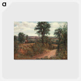 アートポストカード-Lane near Dedham
 - ジョン コンスタブル Postcard.