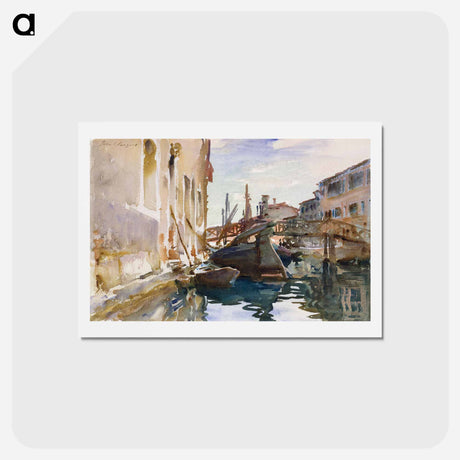 アートポストカード-Giudecca - ジョン シンガー サージェント Postcard.