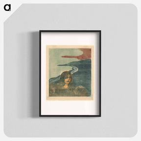 アートポスター-Mädchenkopf am Strande
 - バーゼル美術館 Poster.