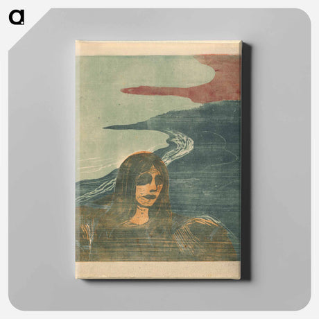 アートパネル-Mädchenkopf am Strande
 - バーゼル美術館 Canvas.