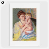 Baby John with Forefinger in His Mouth - Mary Cassatt Poster.