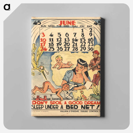 アートパネル-Dream of Domesticity and War
 - 国立医学図書館 Canvas.
