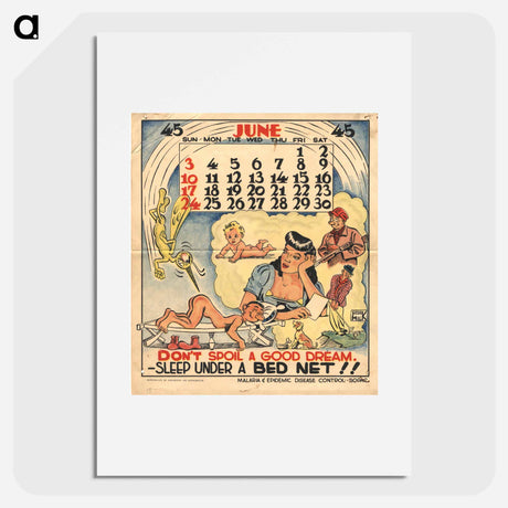 アートポスター-Dream of Domesticity and War
 - 国立医学図書館 Poster.