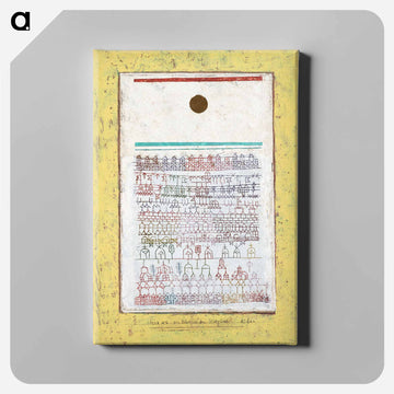 A sheet from the city book
 - パウル クレー Canvas.