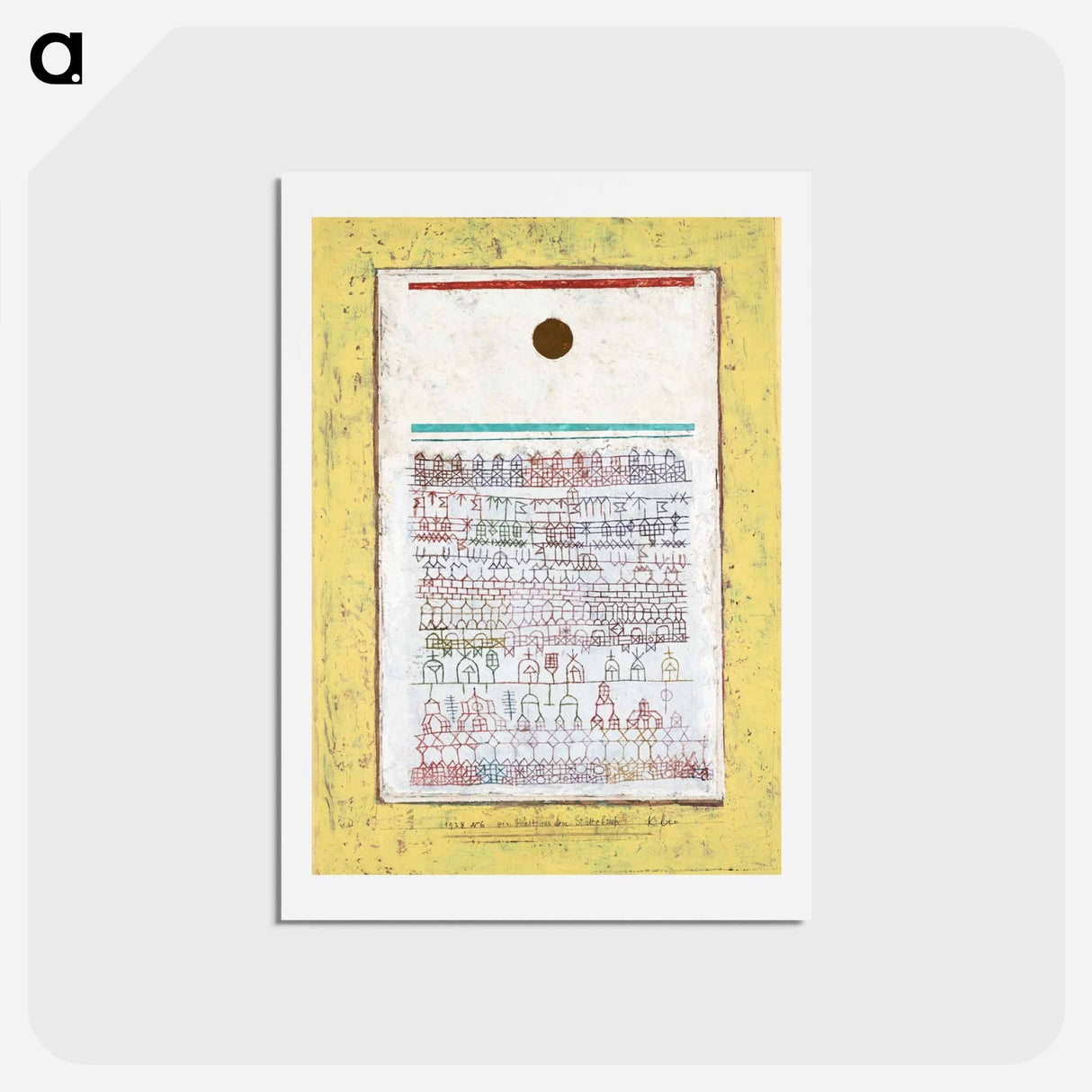 アートポストカード-A sheet from the city book
 - パウル クレー Postcard.