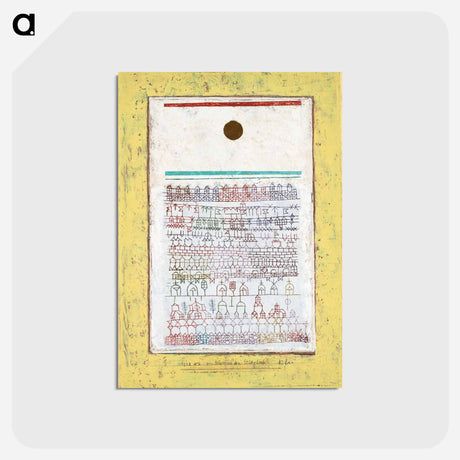 アートポストカード-A sheet from the city book
 - パウル クレー Postcard.