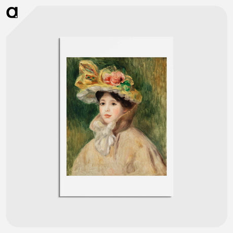アートポストカード-Landscape at Pont–Aven - ピエール オーギュスト ルノワール Postcard.