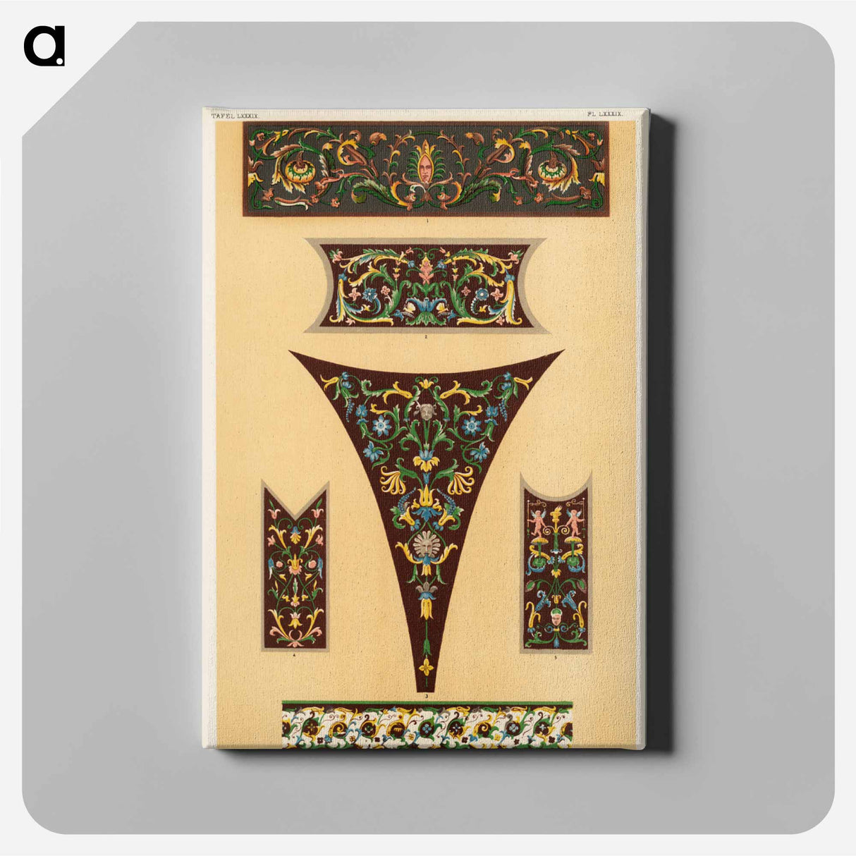 アートパネル-Nineteenth-Century Ornament
 - 装飾の文法 Canvas.