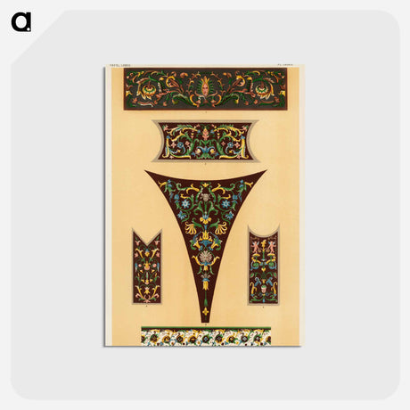 アートポストカード-Nineteenth-Century Ornament
 - 装飾の文法 Postcard.