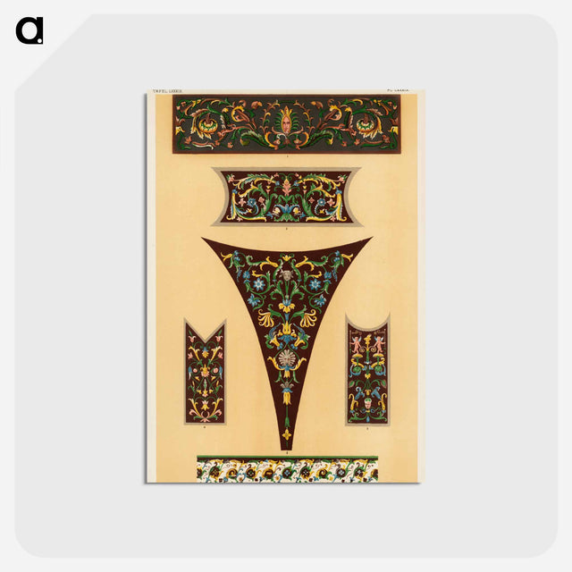 アートポストカード-Nineteenth-Century Ornament
 - 装飾の文法 Postcard.