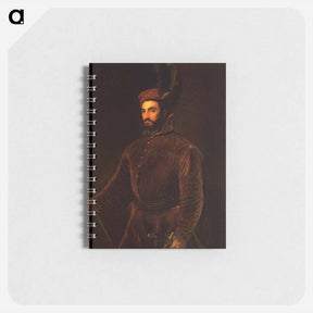 アートメモ帳-Portrait of Ippolito de Medici in a Hungarian Costume - ティツィアーノ ヴェチェッリオ Memo.