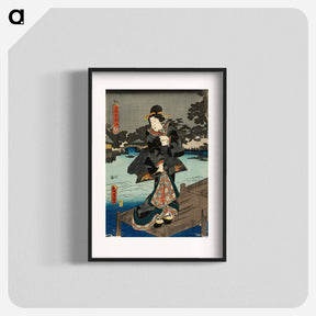 アートポスター-Black
 - 歌川 国貞 Poster.
