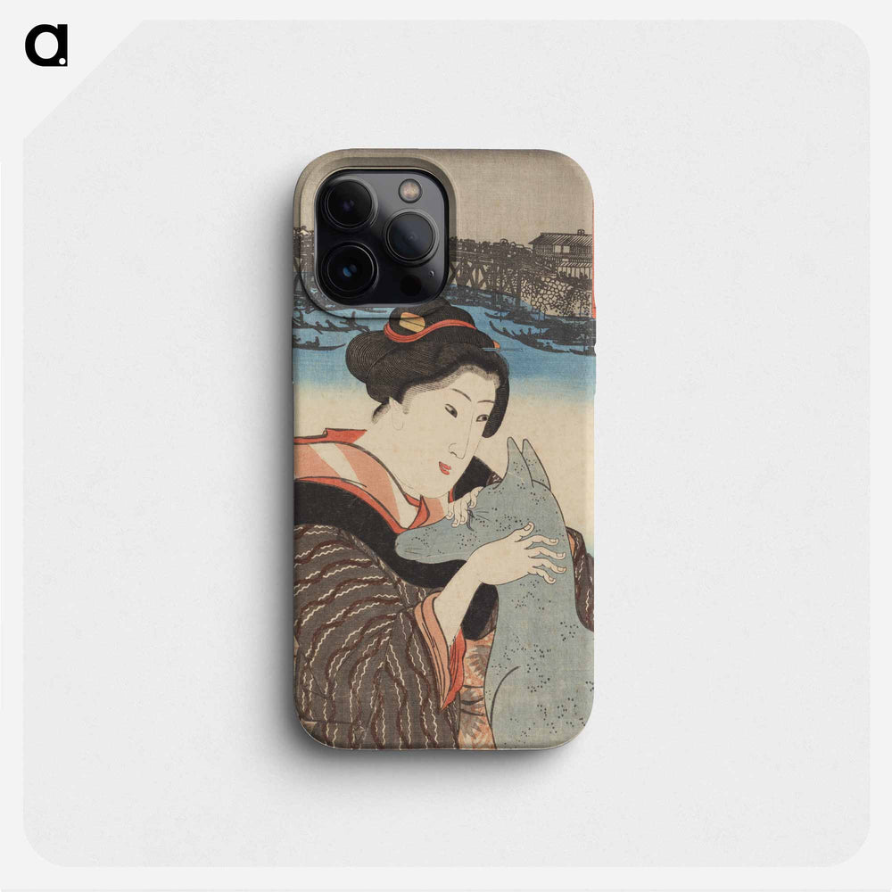 Eight views of night visiting - 歌川 国芳 Phone Case.
