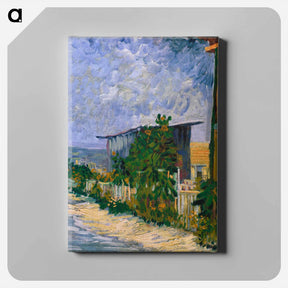 アートパネル-Shelter on Montmartre - フィンセント ファン ゴッホ Canvas.
