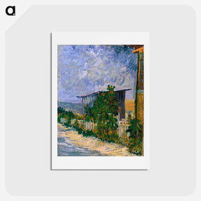 アートポストカード-Shelter on Montmartre - フィンセント ファン ゴッホ Postcard.