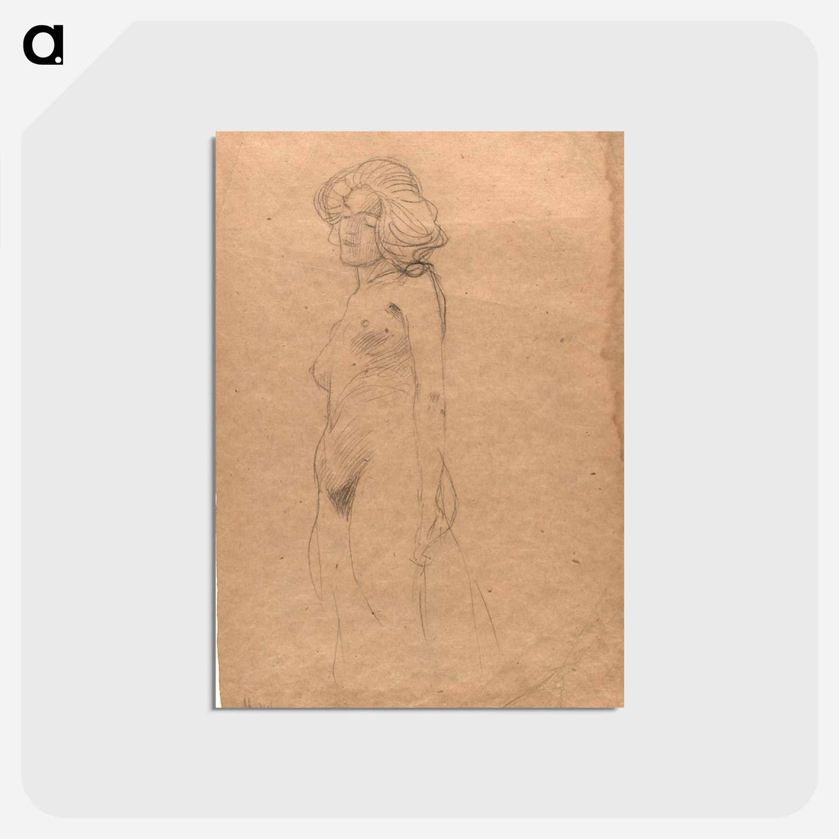アートポストカード-Female Nude
 - ウィーン博物館 Postcard.