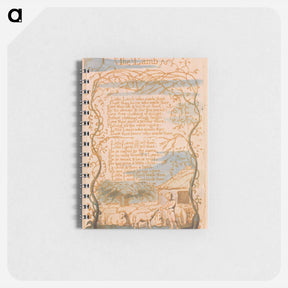 アートメモ帳-Songs of Innocence, Plate 8, "The Lamb" - ウィリアム ブレイク Memo.
