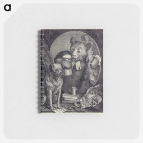 アートメモ帳-The Bruiser Charles Churchill, once the Reverend, in the Character of a Russian Hercules - ウィリアム ホガース Memo.