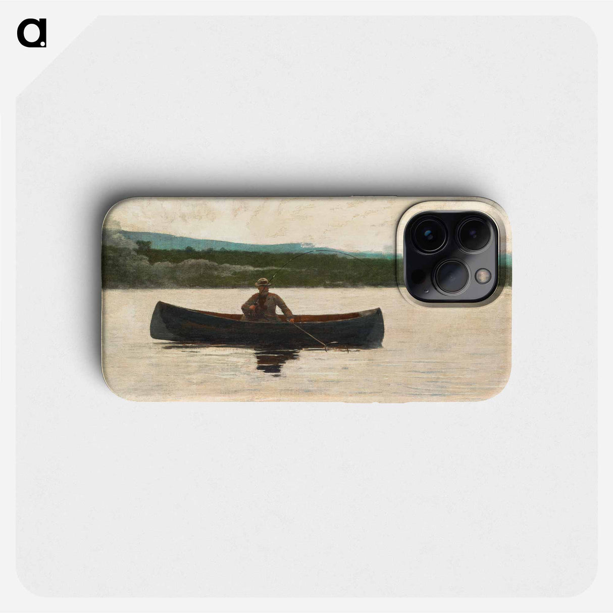 Playing a Fish - Winslow Homer Phone Case.