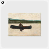 アートポストカード-Playing a Fish - ウィンスロー ホーマー Postcard.