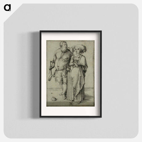 アートポスター-The cook and his wife - アルブレヒト デューラー Poster.