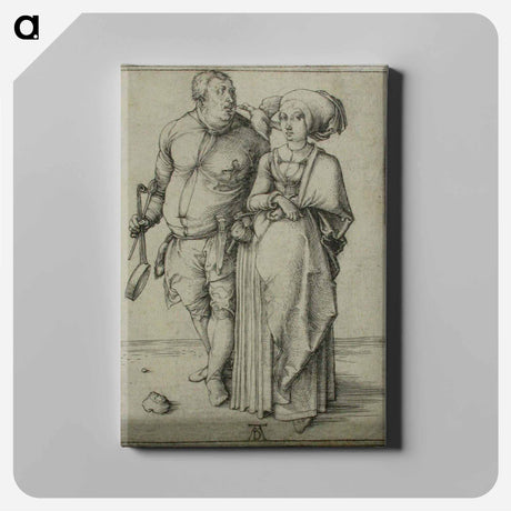 アートパネル-The cook and his wife - アルブレヒト デューラー Canvas.