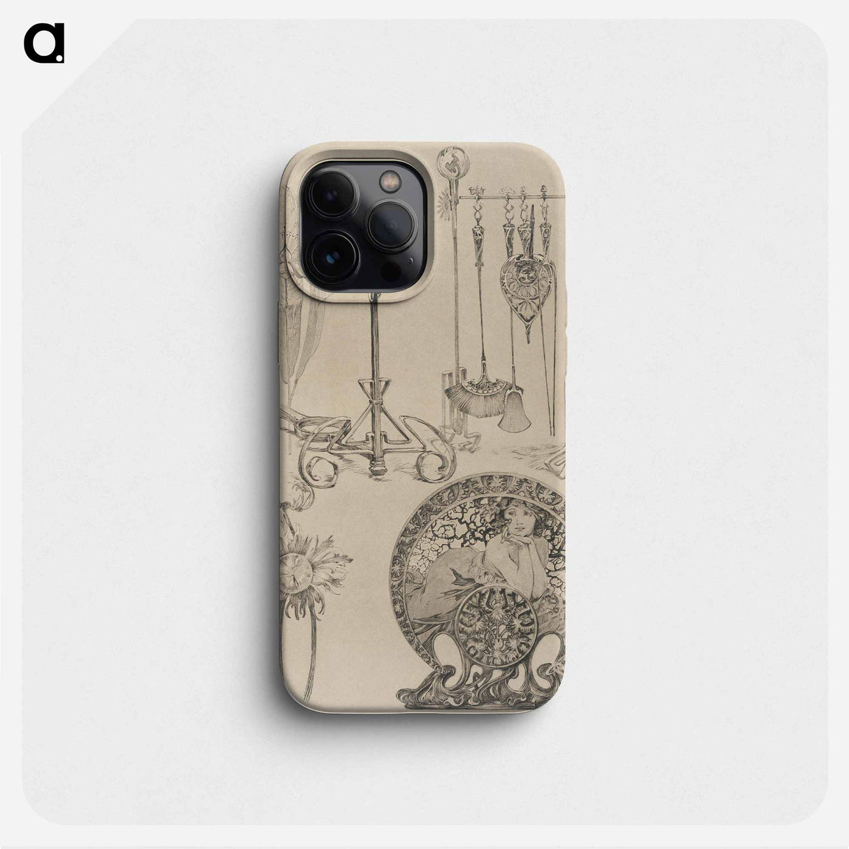 Untitled - アルフォンス ミュシャ Phone Case.