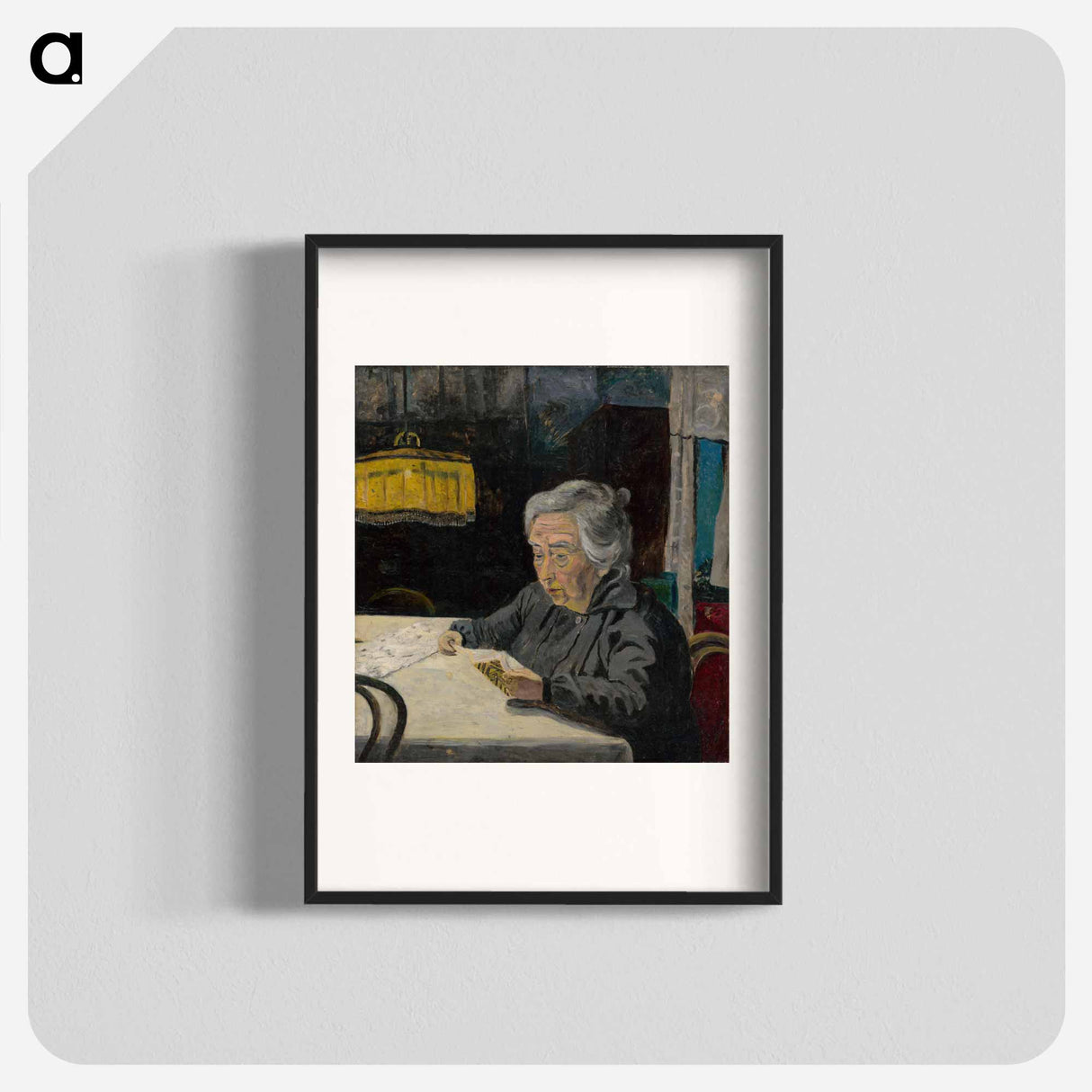Reading old lady - アーノルド ピーター ワイズ クビンチャン Poster.