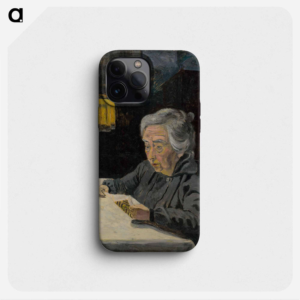 Reading old lady - アーノルド ピーター ワイズ クビンチャン Phone Case.