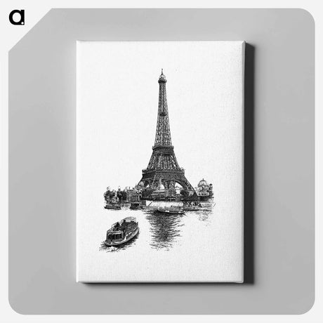 アートパネル-Eiffel Tower Engraving
 - 大英図書館 Canvas.