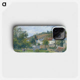 A corner of the Hermitage, Pontoise - Camille Pissarro Phone Case.