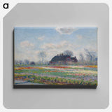 Claude Monet's Tulip Fields at Sassenheim - Claude Monet Canvas.