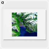 アートポスター-Longyearbyen, Svalbard Archipelago
 - 上空からの地球 Poster.