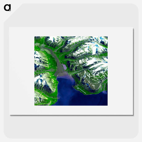 アートポスター-Longyearbyen, Svalbard Archipelago
 - 上空からの地球 Poster.