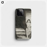 Puberty - Edvard Munch Phone Case.