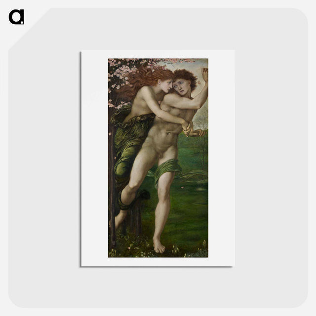 アートポストカード-Phyllis and Demophoon - エドワード バーン ジョーンズ Postcard.
