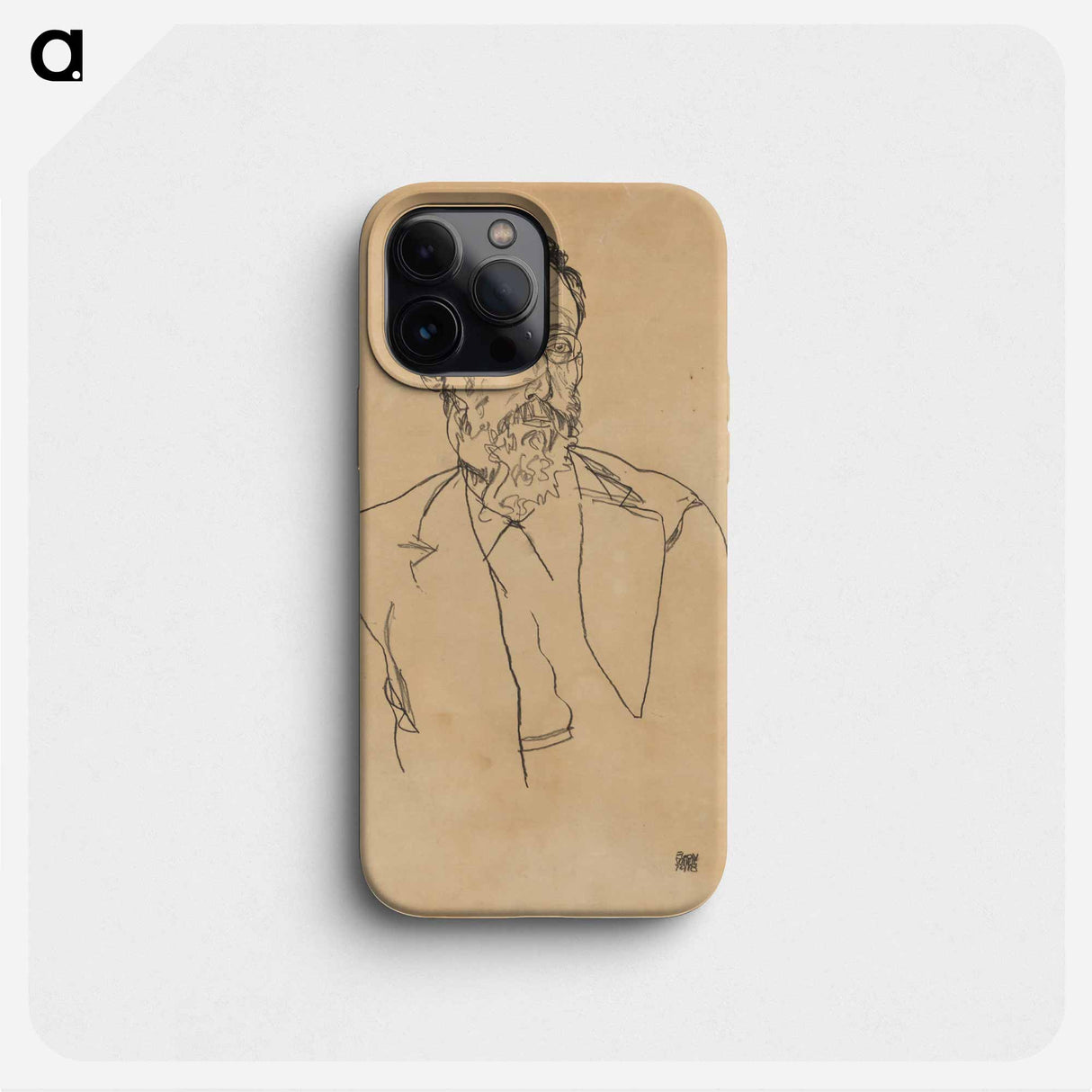 Heinrich Gomperz, Univ.-Prof., Dr.philosopher by Egon Schiele - エゴン シーレ Phone Case.