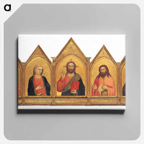 アートパネル-Peruzzi Altarpiece - ジョット ディ ボンドーネ Canvas.