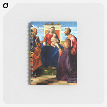 Madonna and Child Enthroned with Peter and Paul and a Donor - ジョヴァンニ ベッリーニ Memo.