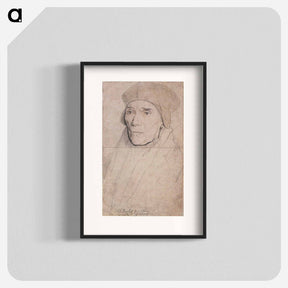 アートポスター-Portrait of Bishop John Fisher - ハンス ホルバイン Poster.
