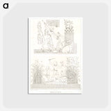 アートポストカード-Swamp Hunting
 - エジプト美術史 Postcard.