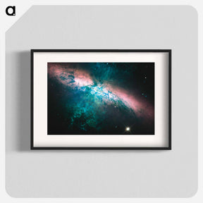 アートポスター-Messier 82
 - ハッブル画像 Poster.