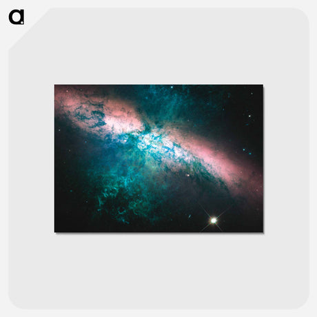 アートポストカード-Messier 82
 - ハッブル画像 Postcard.