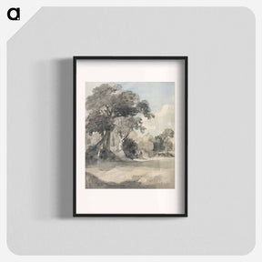 アートポスター-Trees in a Meadow
 - ジョン コンスタブル Poster.