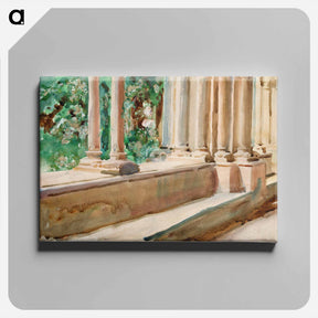 アートパネル-Tarragona Terrace and Garden - ジョン シンガー サージェント Canvas.