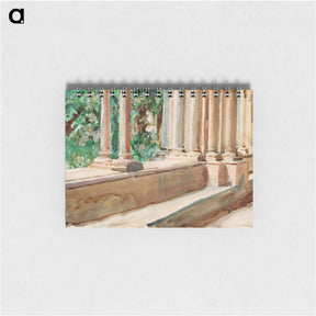 アートメモ帳-Tarragona Terrace and Garden - ジョン シンガー サージェント Memo.